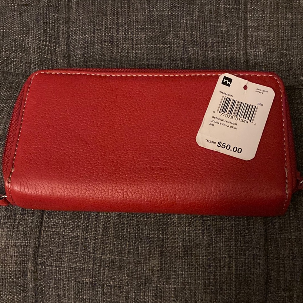 Red Mundi wallet NWT